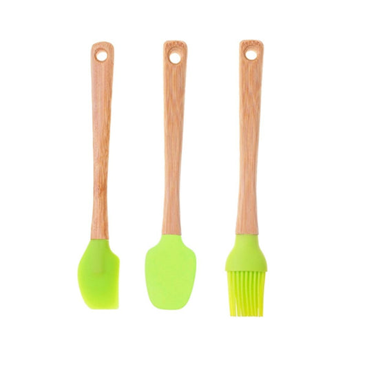 Bambum Team: Small Bamboo Spatula Set (3-Piece) - Eco-Friendly Cooking Utensils | Perfect for Small Kitchens by Beauty Care Bag