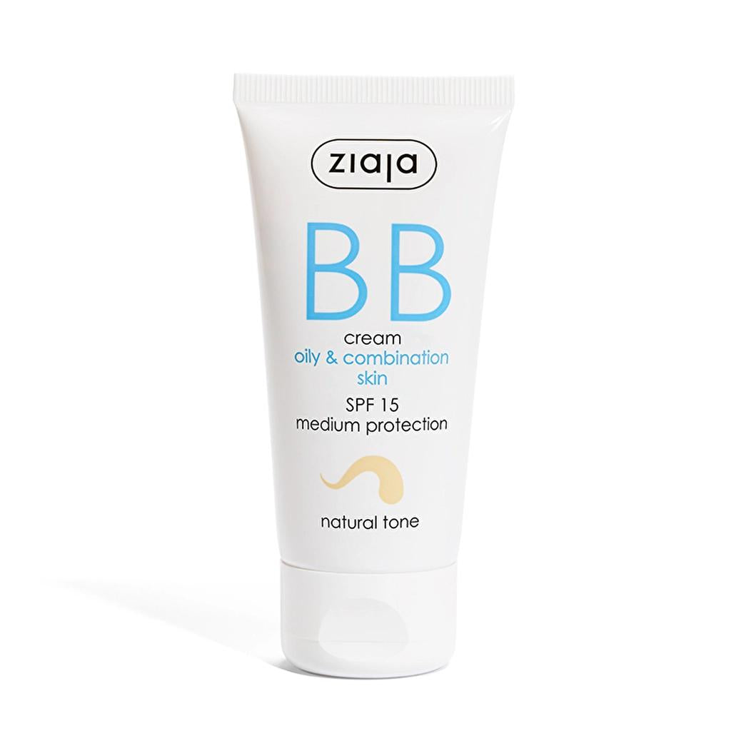 Ziaja Natural Tone BB Cream for Oily & Combination Skin 50ml by Beauty Care Bag