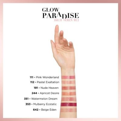 L'Oreal Paris Glow Paradise Balm-in-Lipstick Beige Eden: Hydrating, Plumping, Natural Lip Color & Shine by Beauty Care Bag