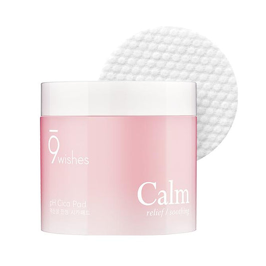 9wishes pH Calm Cica Toner Pad 70 sheet by Seoulia