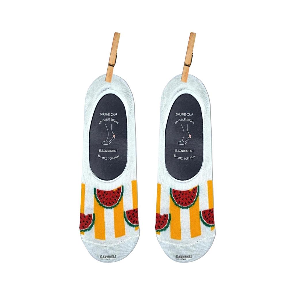 Carnaval Socks 7-Pack Non-Slip No-Show Socks 7 Pairs by Beauty Care Bag