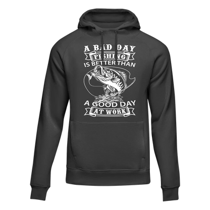 A Bad Day Fishing Unisex Hoodie by Outdoorzees