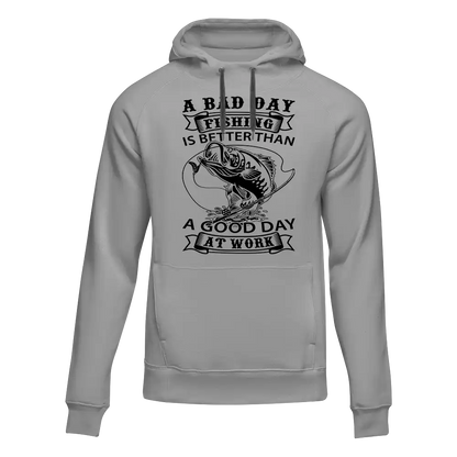 A Bad Day Fishing Unisex Hoodie by Outdoorzees