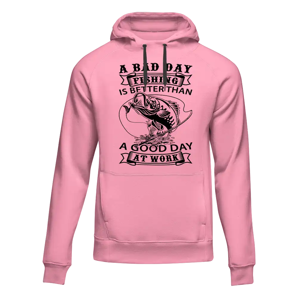 A Bad Day Fishing Unisex Hoodie by Outdoorzees