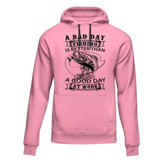 A Bad Day Fishing Unisex Hoodie by Outdoorzees
