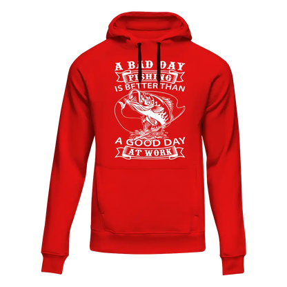 A Bad Day Fishing Unisex Hoodie by Outdoorzees