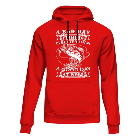 A Bad Day Fishing Unisex Hoodie by Outdoorzees