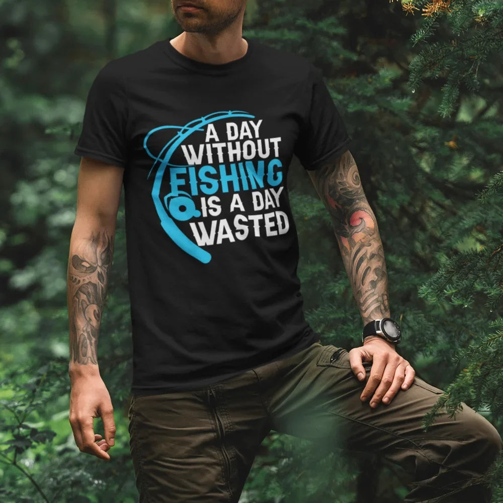 A Day Without Fishing Man T-Shirt by Outdoorzees