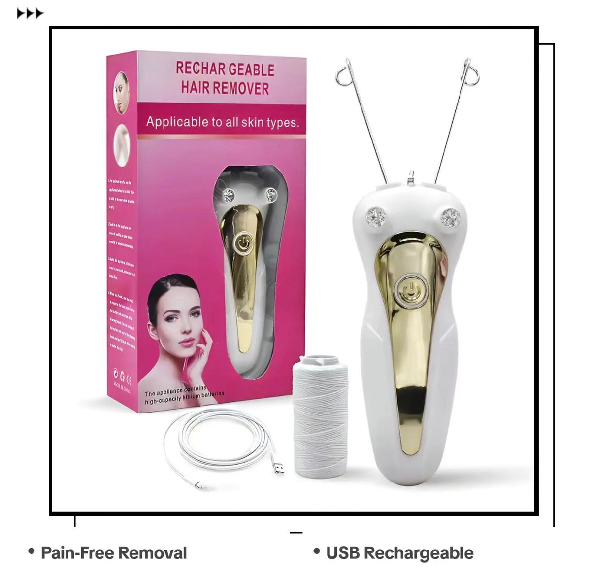 SmoothSkin Threading Epilator Device by V.I.P Digital Presence