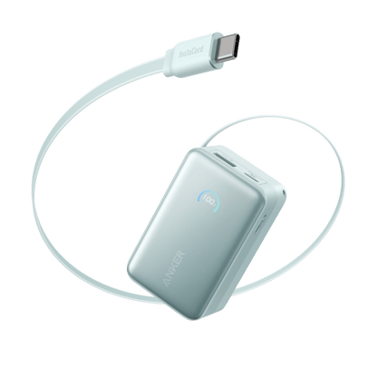 Anker Nano Power Bank (10K, 45W, Built-In Retractable USB-C Cable) by Anker