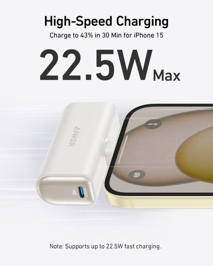 Anker Nano Power Bank (22.5W, Built-In USB-C Connector) by Anker