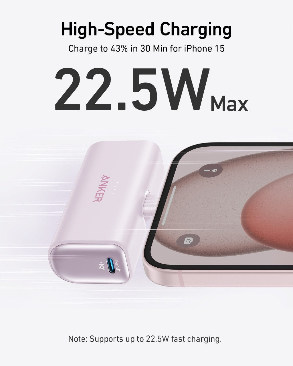 Anker Nano Power Bank (22.5W, Built-In USB-C Connector) by Anker