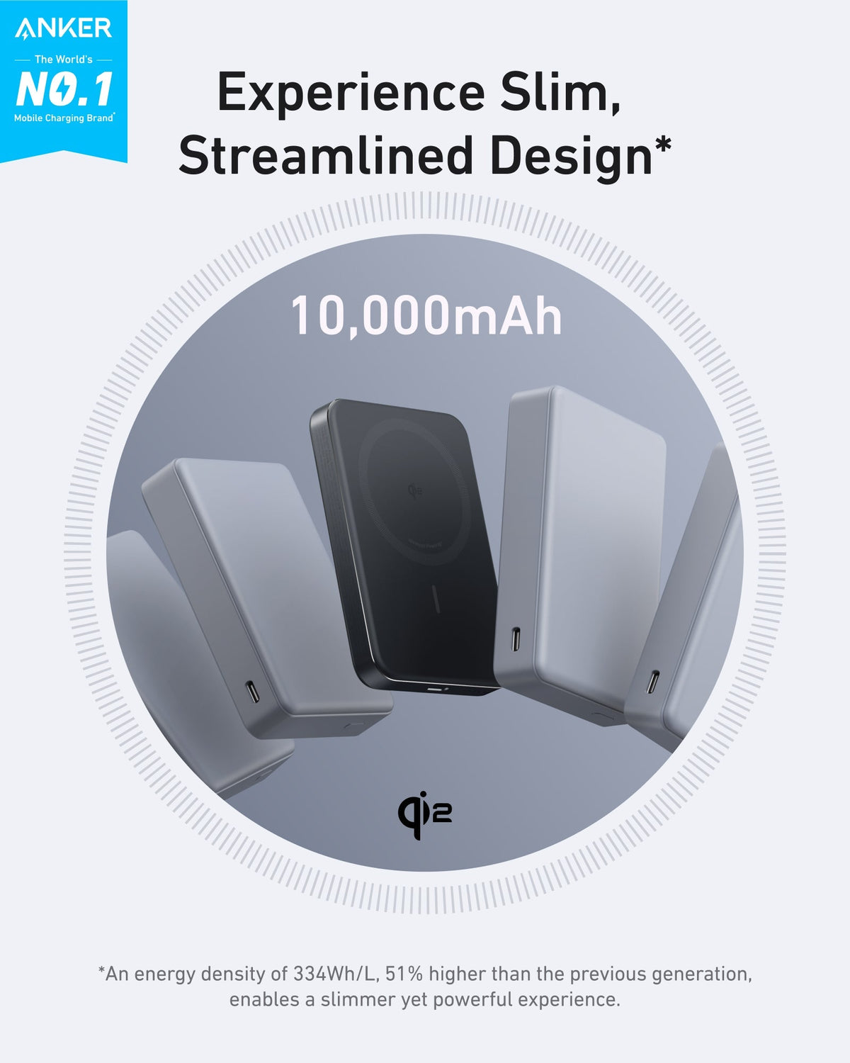 Anker MagGo Power Bank (10K, Slim) by Anker