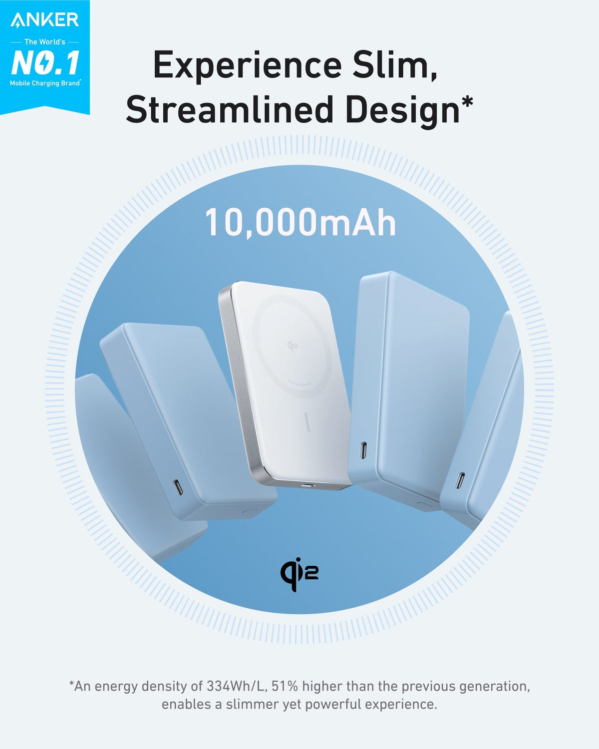 Anker MagGo Power Bank (10K, Slim) by Anker