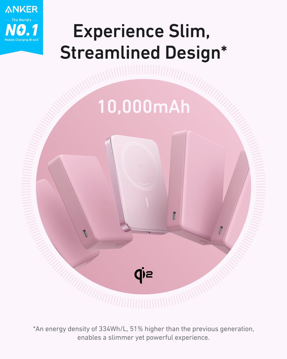 Anker MagGo Power Bank (10K, Slim) by Anker