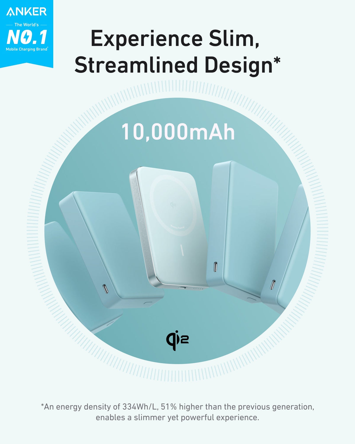 Anker MagGo Power Bank (10K, Slim) by Anker