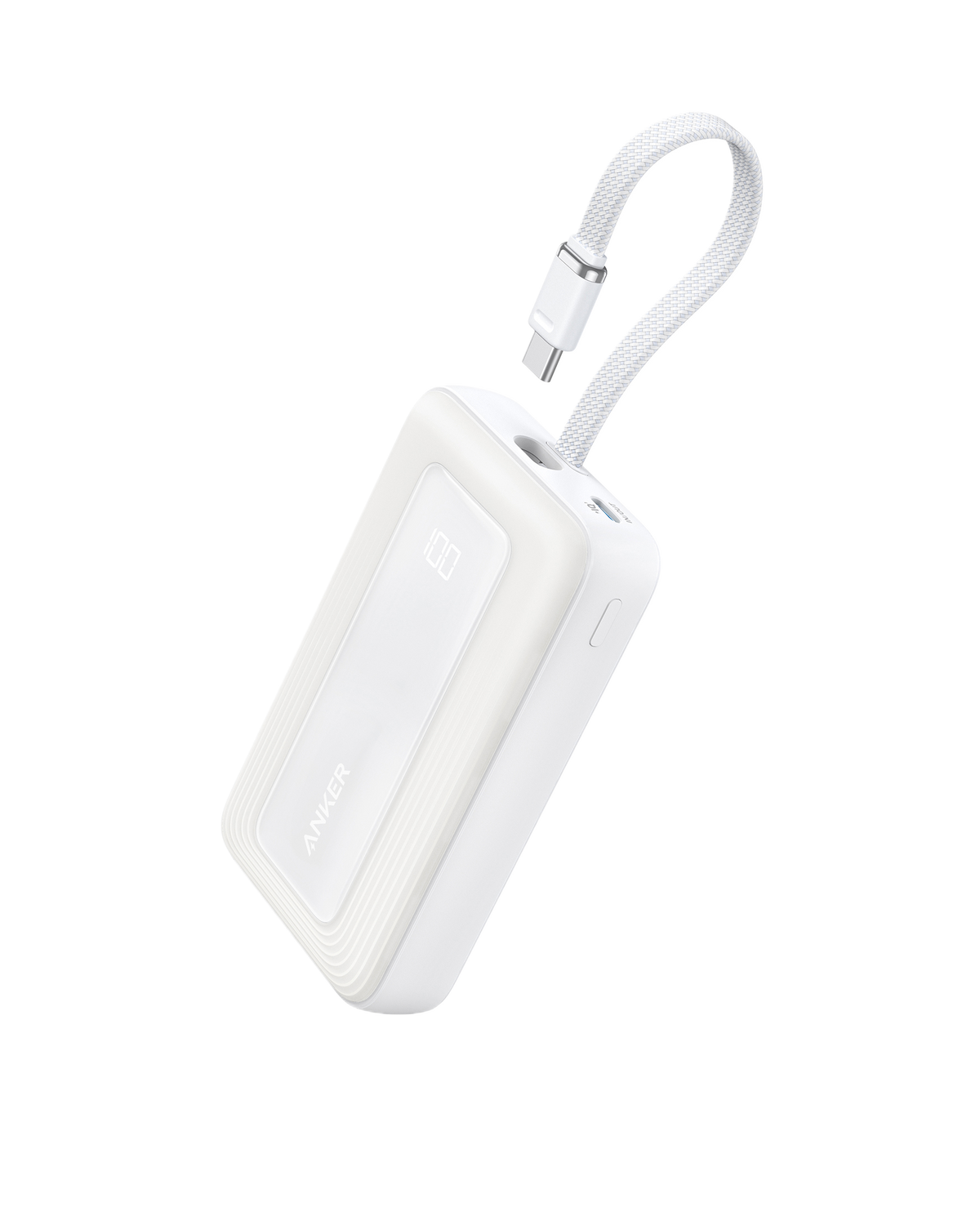 Anker Zolo Power Bank (10K, 30W) with a 5.4-inch (13.7 cm) built-in USB-C cable. by Anker