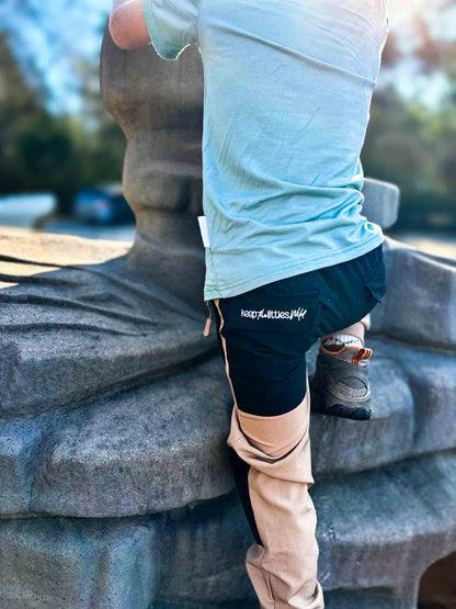 Hiking pants- water resistant tan by Keep the Littles Wild