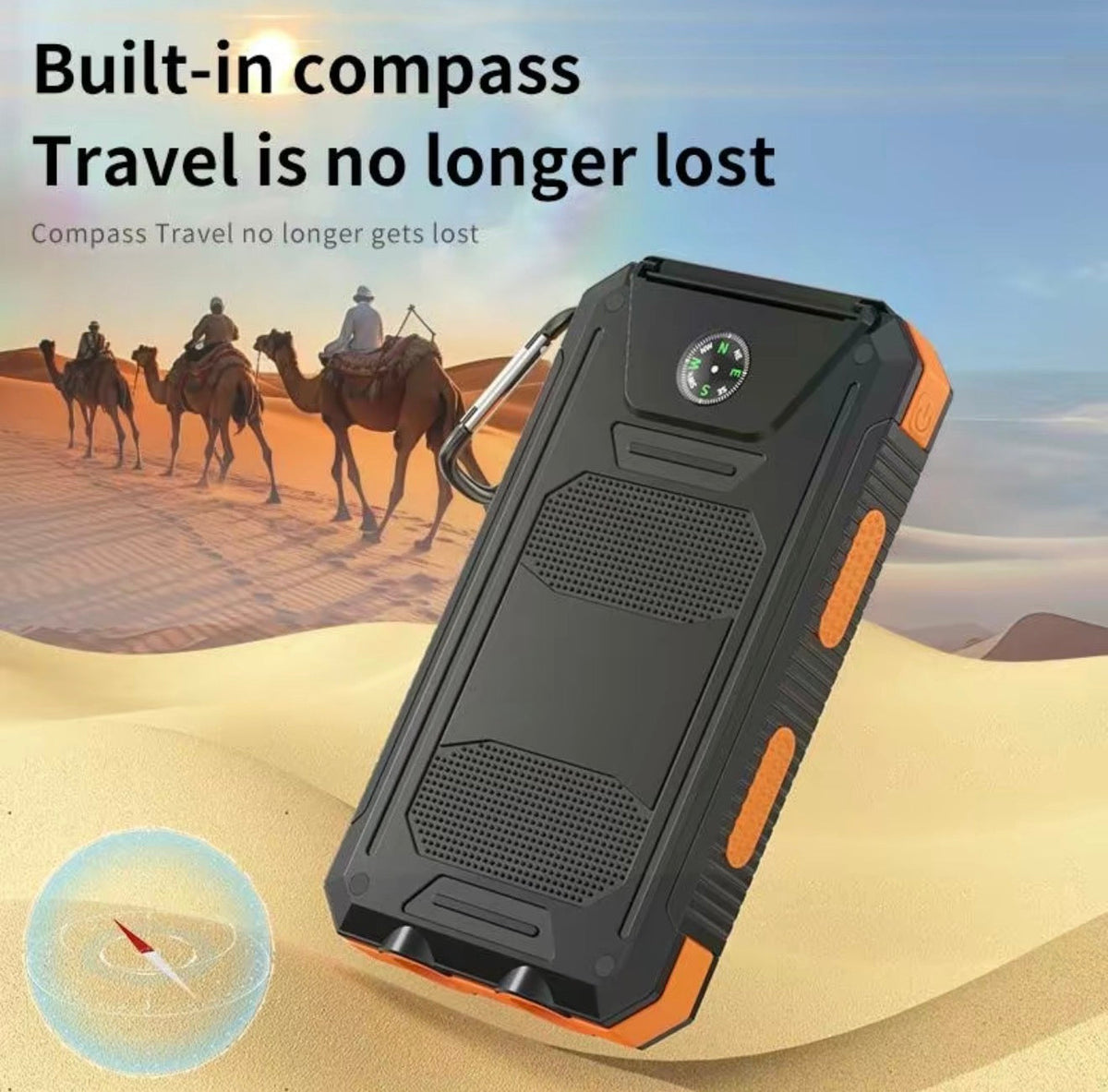 SolarCharge Outdoor Power Bank by V.I.P Digital Presence