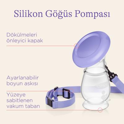 Lansinoh Silicone Breast Milk Collector & Saver: Hands-Free Leak Catcher for Effortless Breastfeeding & Pumping by Beauty Care Bag
