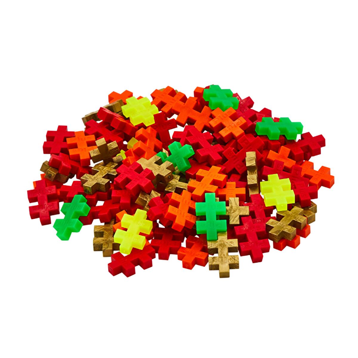 Plus Plus Construction Toy - 100 Piece Educational Building Set for Kids, Made in Denmark by Beauty Care Bag