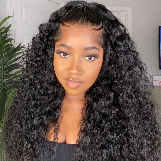 Glueless Pre Braided Wig Curly Hair 13x4 PreMax 3D Cap Wig With Mini by Mauve Tuna
