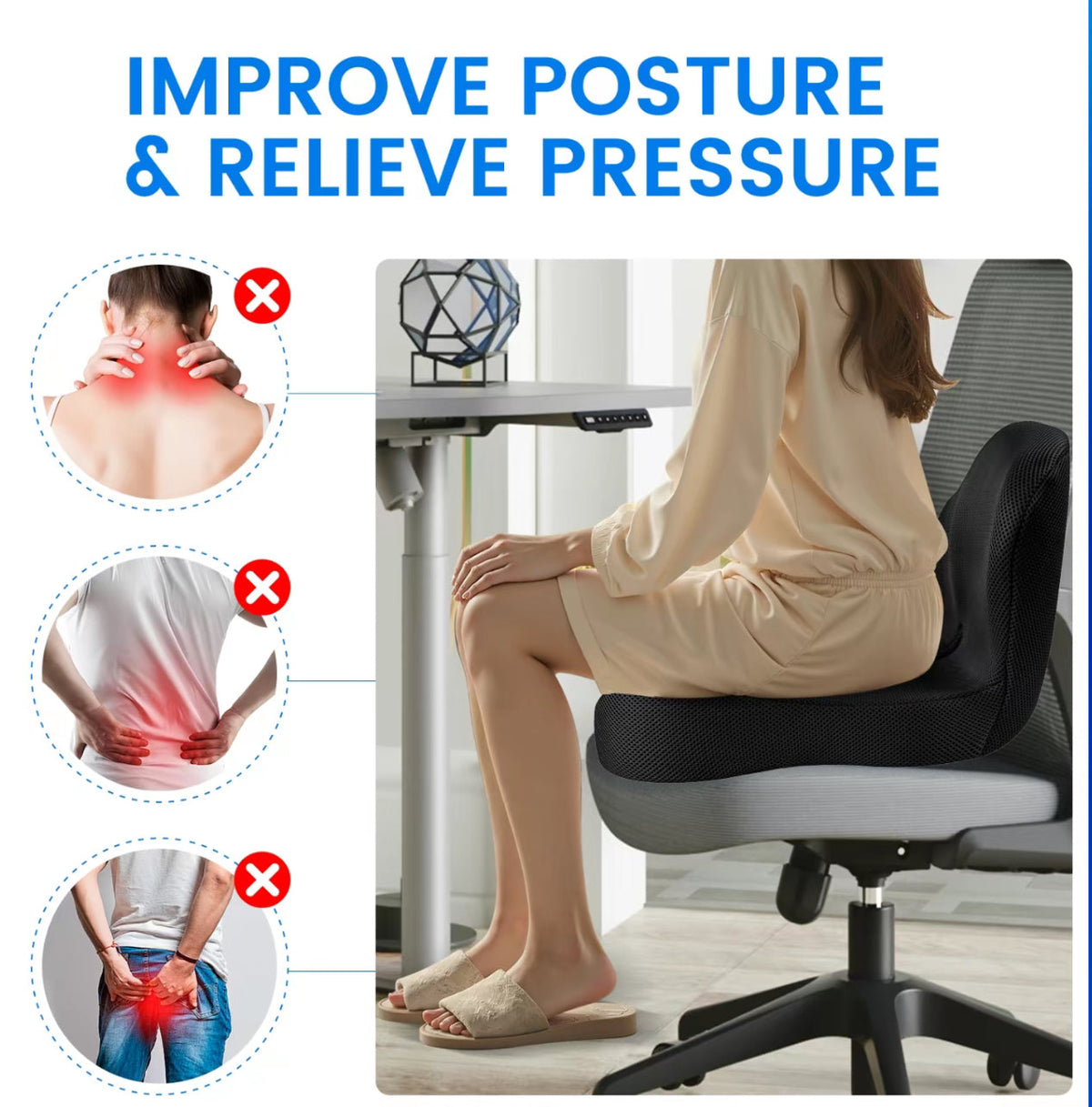 RoadEase Seat Cushion by V.I.P Digital Presence