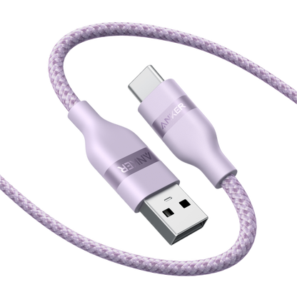 Anker USB-A to USB-C Cable (3 ft / 6 ft, Upcycled-Braided) by Anker
