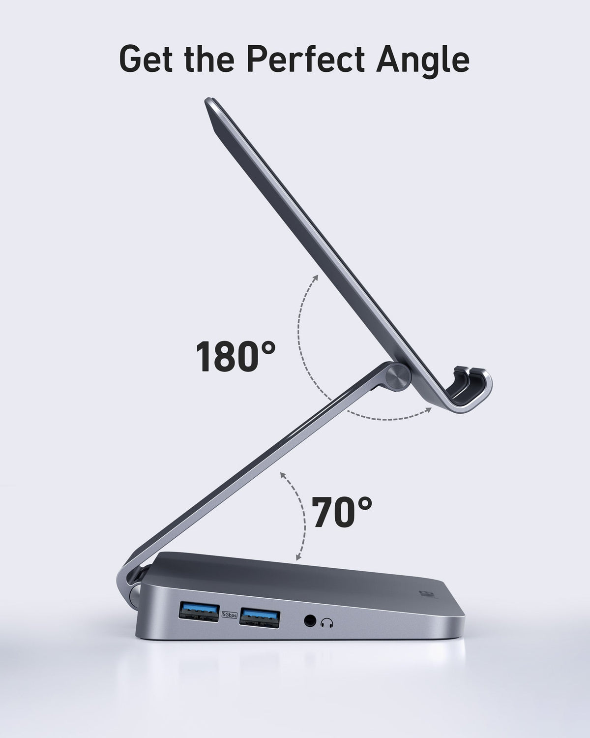 Anker 551 USB-C Hub (8-in-1, Tablet Stand) by Anker