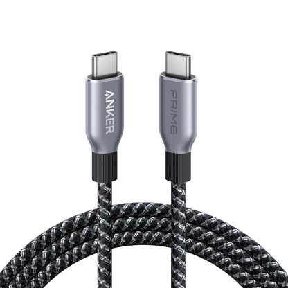 Anker Prime USB-C to USB-C Cable (240W, Upcycled-Braided) by Anker