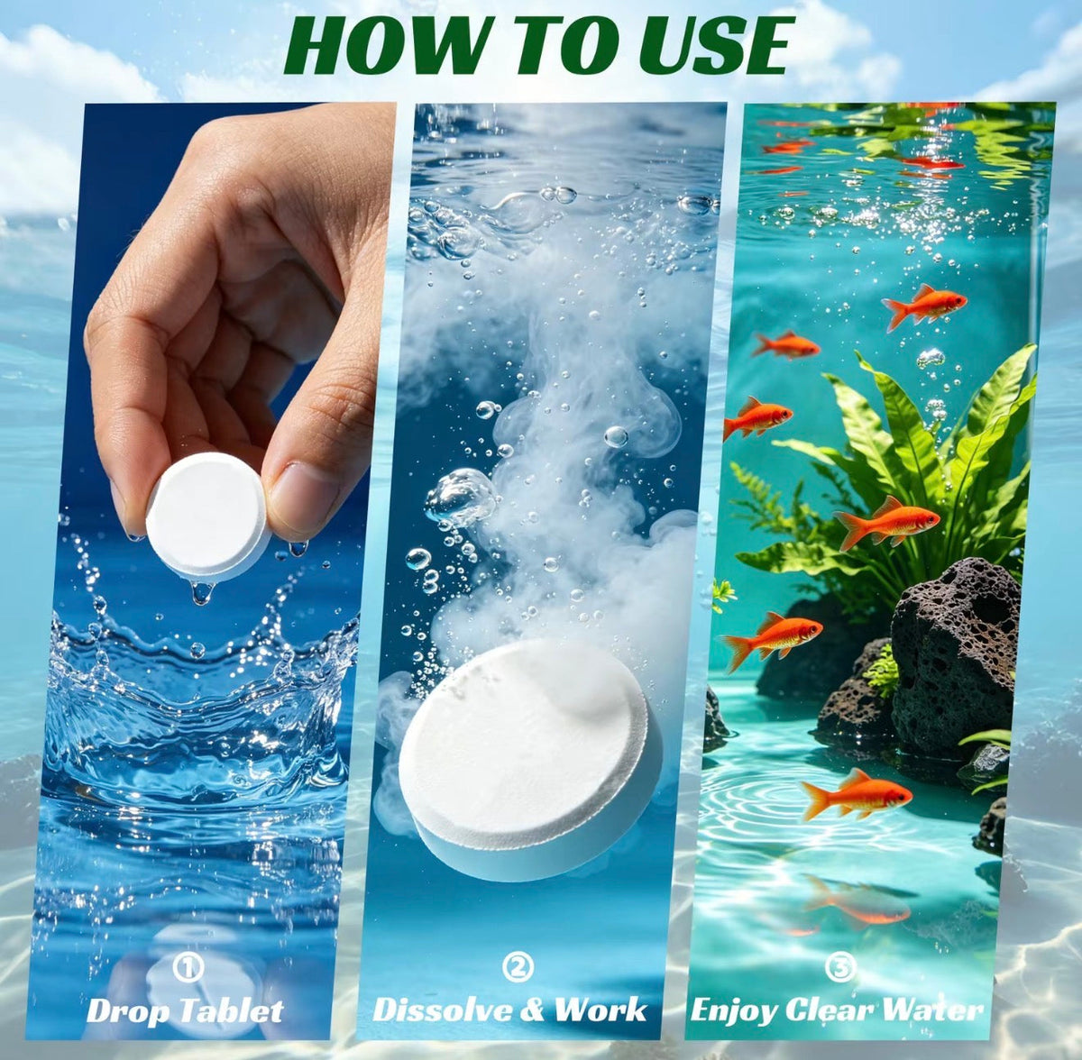 AquaClear Purification Tablets by V.I.P Digital Presence
