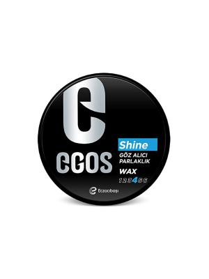Egos Hair Wax Shine - Long-Lasting Hold & Shine Styling Product for Men & Women - 3.38 fl oz by Beauty Care Bag