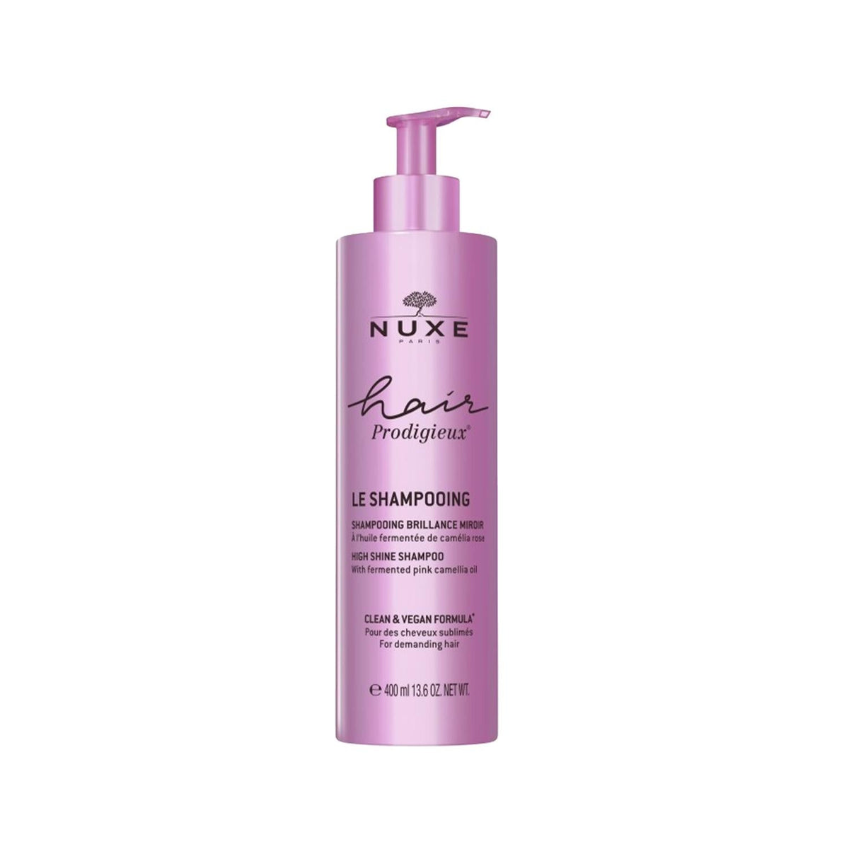 Nuxe Hair Prodigieux High Shine Shampoo 400ml - Enhances Shine & Nourishes Hair by Beauty Care Bag