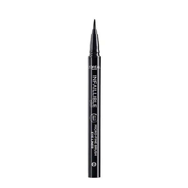 L'Oréal Paris Infaillible Micro Fine Eyeliner - Waterproof, 36H Long-Lasting, Precise 0.1mm Tip by Beauty Care Bag