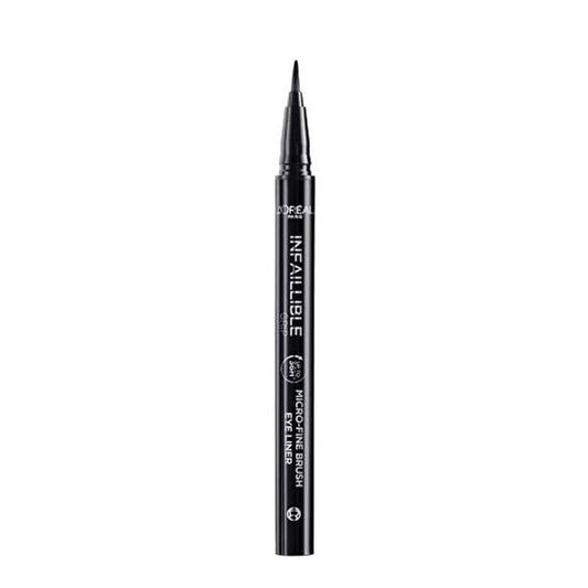L'Oréal Paris Infaillible Micro Fine Eyeliner - Waterproof, 36H Long-Lasting, Precise 0.1mm Tip by Beauty Care Bag