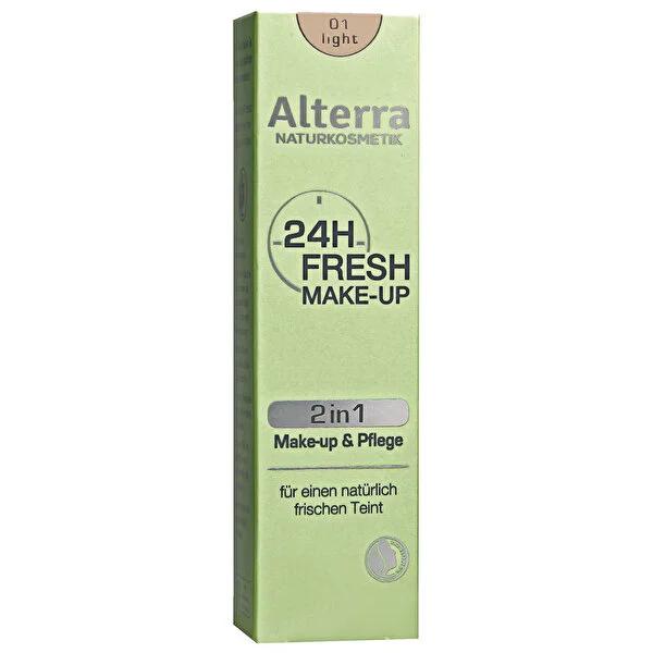 Alterra vegan moisturizing foundation in 01 Light, 1.01 fl oz