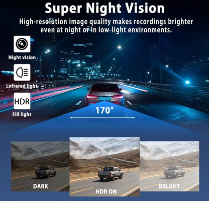 FullScope 4-Way Dash Cam by V.I.P Digital Presence
