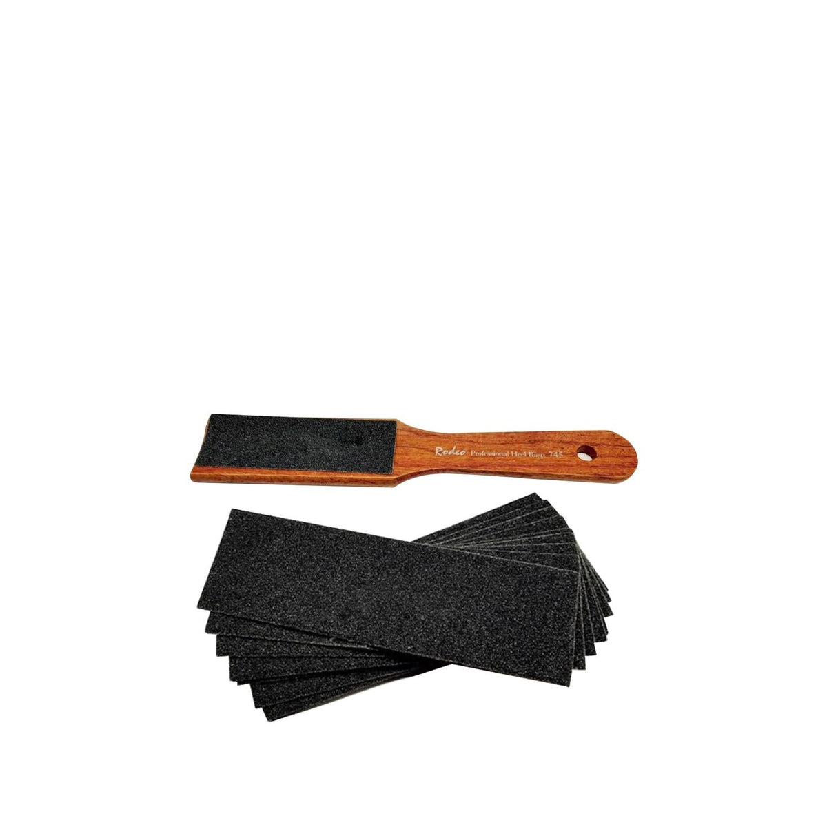 Rodeo Wooden Foot File with 10 Replacement Refills by Beauty Care Bag
