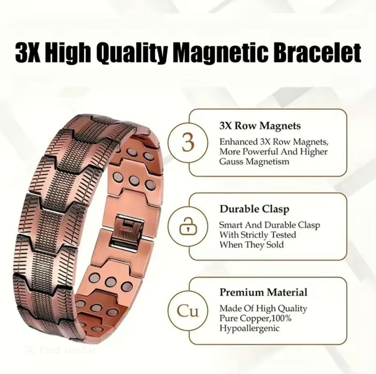 PureMag Copper Bracelet by V.I.P Digital Presence