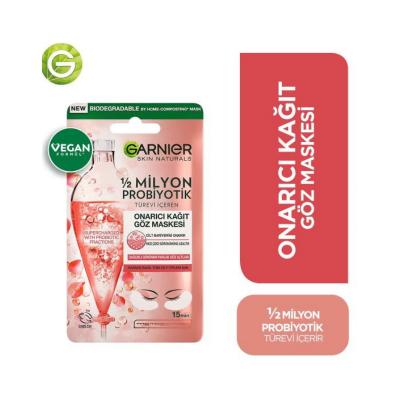 Garnier Probiotic Derivative Eye Mask - Hydrating, Vegan, Sensitive Skin Friendly Face Mask for Under-Eye Care by Beauty Care Bag