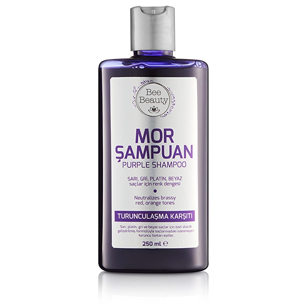 Bee Beauty Purple Shampoo for Cool Blonde Tones 250 ml by Beauty Care Bag