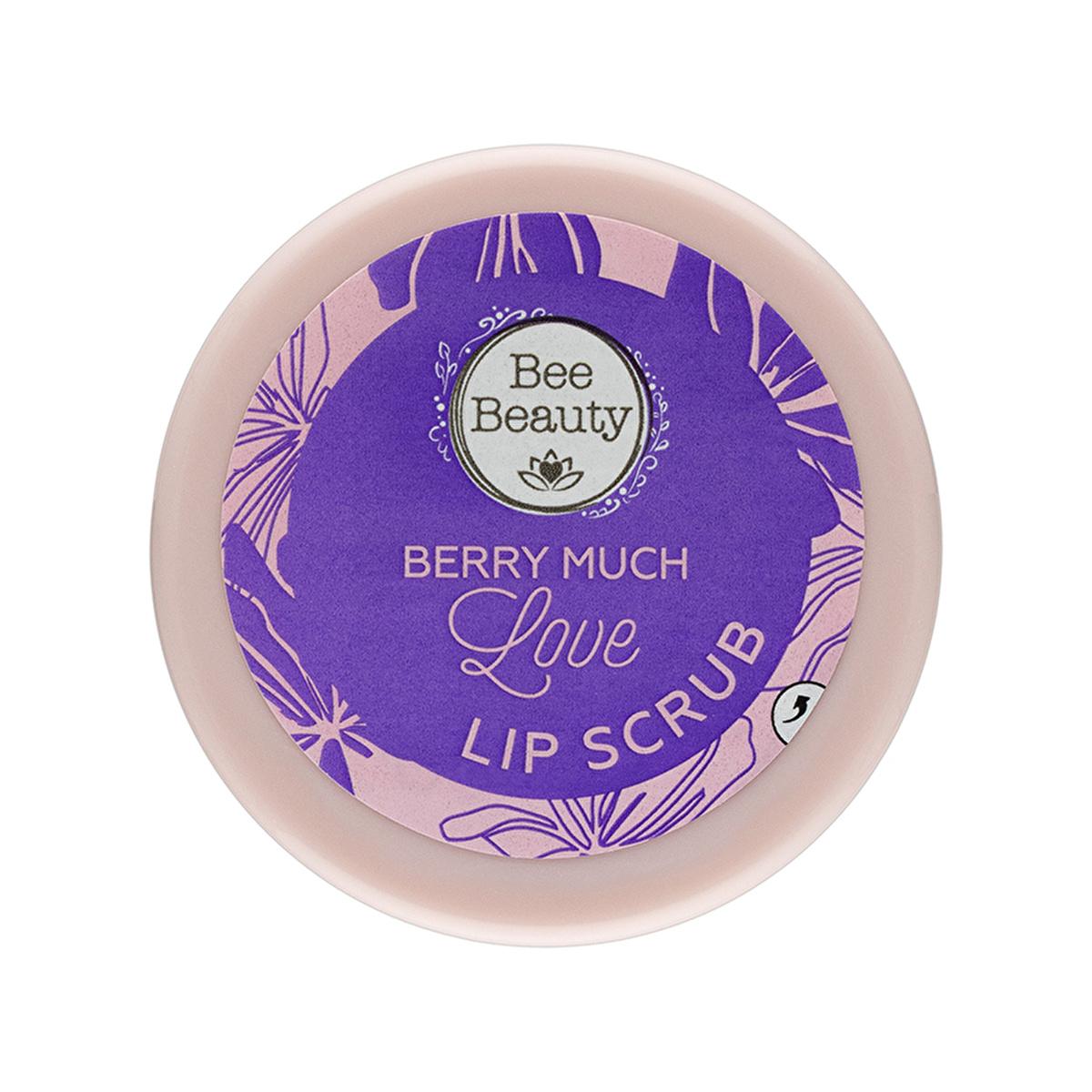 Bee Beauty Berry Much Love: Strawberry Lip Care Set - Exfoliating Lip Scrub & Vitamin E Lip Balm for Dry Lips Treatment by Beauty Care Bag