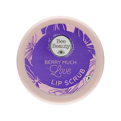 Bee Beauty Berry Much Love: Strawberry Lip Care Set - Exfoliating Lip Scrub & Vitamin E Lip Balm for Dry Lips Treatment by Beauty Care Bag