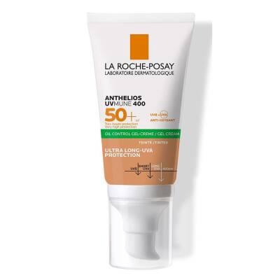 La Roche-Posay Tinted Sunscreen Gel-Cream SPF 50+ - Oil Control, Matte Finish for Sensitive Skin by Beauty Care Bag