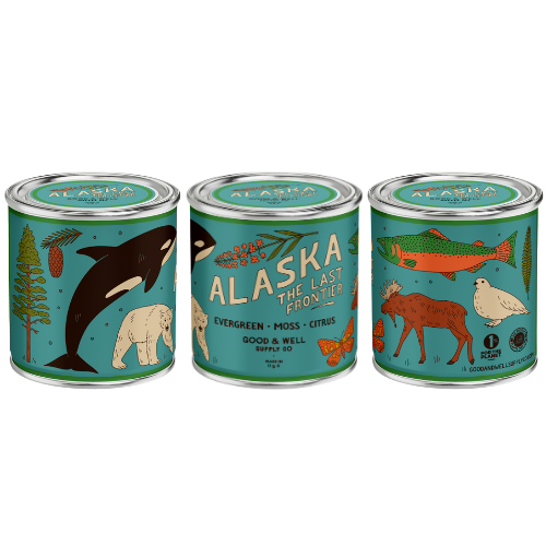 Alaska State Candle by Good & Well Supply Co.
