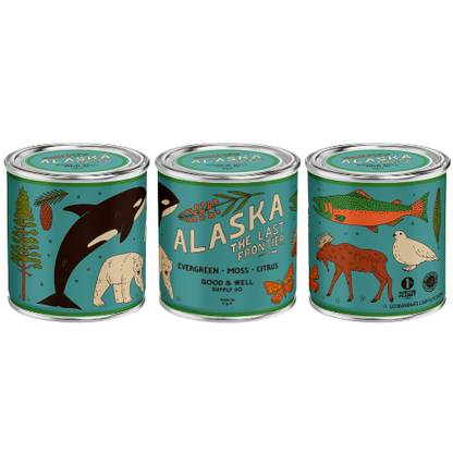 Alaska State Candle by Good & Well Supply Co.