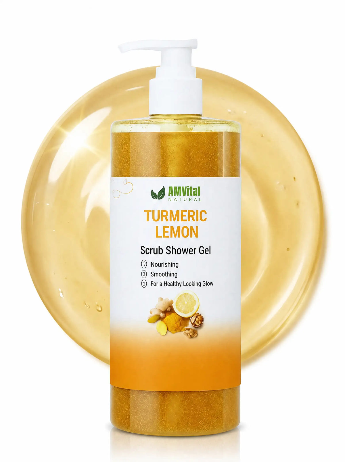 AMVital Turmeric Lemon Scrub Shower Gel by AMVital