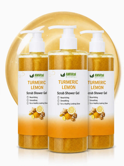 AMVital Turmeric Lemon Scrub Shower Gel by AMVital