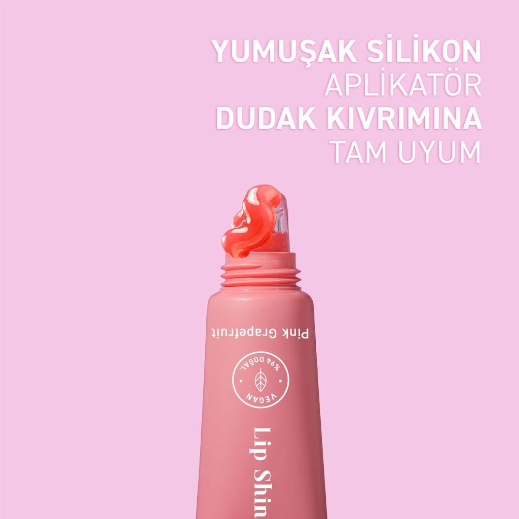 Herbaderm Pink Grapefruit Lip Balm for Shiny Lips 10 ml by Beauty Care Bag