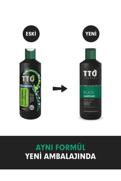 TTO Black hair and body shampoo – view 4